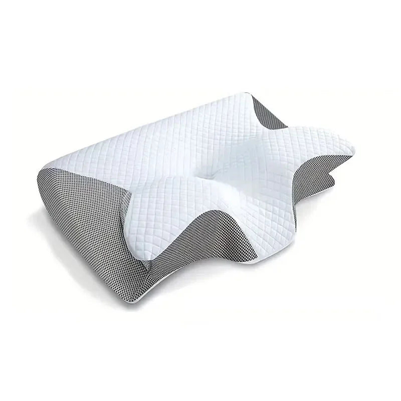 1PCS Hot-Quality Memory Foam Protection Slow Rebound Pressure Reduction Butterfly Pillow Ergonomic Horn Protection Neck Pillow