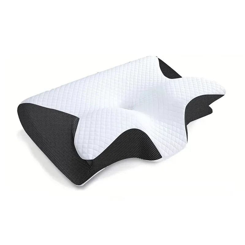 1PCS Hot-Quality Memory Foam Protection Slow Rebound Pressure Reduction Butterfly Pillow Ergonomic Horn Protection Neck Pillow